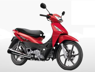 Biz+ 125cc Vermelha 2008