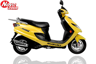 Suzuki AN125 Burgman Amarela 2008