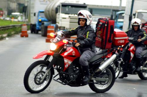 Yamaha XT660R dos Bombeiros