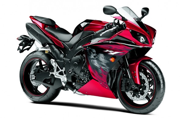 Yamaha YZF-R1 2012 Vermelha Direita