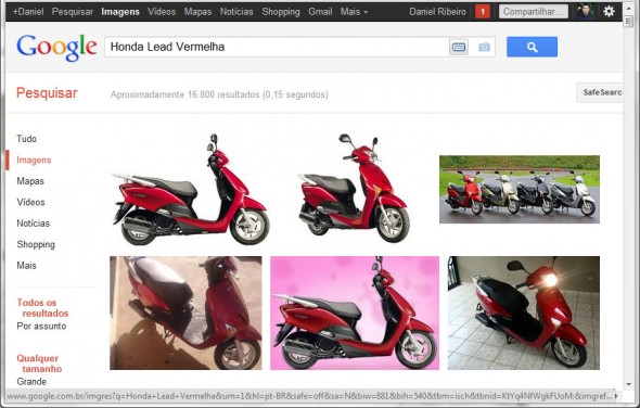 Google Imagens Lead Vermelha