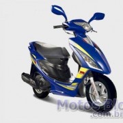 Suzuki Burgman 125ie 2011 Azul e Amarelo