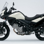 Suzuki DL-650 V-Strom Branca Esquerda