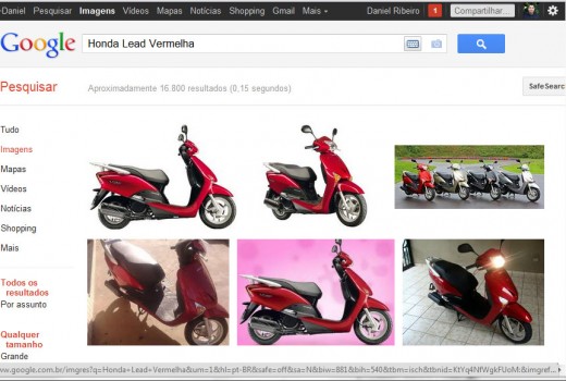 Google Imagens Lead Vermelha